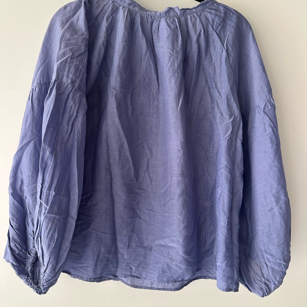 Velvet by Graham & Spencer Lavender Silk Blend Blouse - Picture 2 of 5